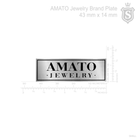 Amato Brand Plate