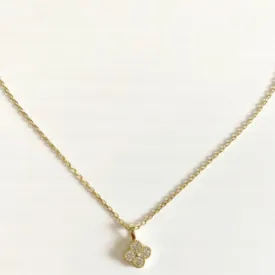 Fashion Accessories - Gold Flower Shaped Necklace