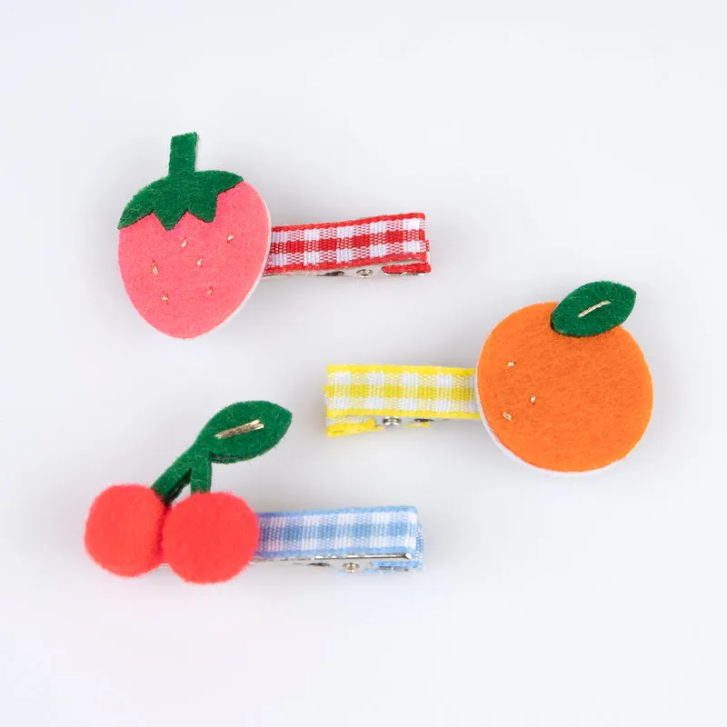 Fruit Hair Clips - Set of 6 by Meri Meri