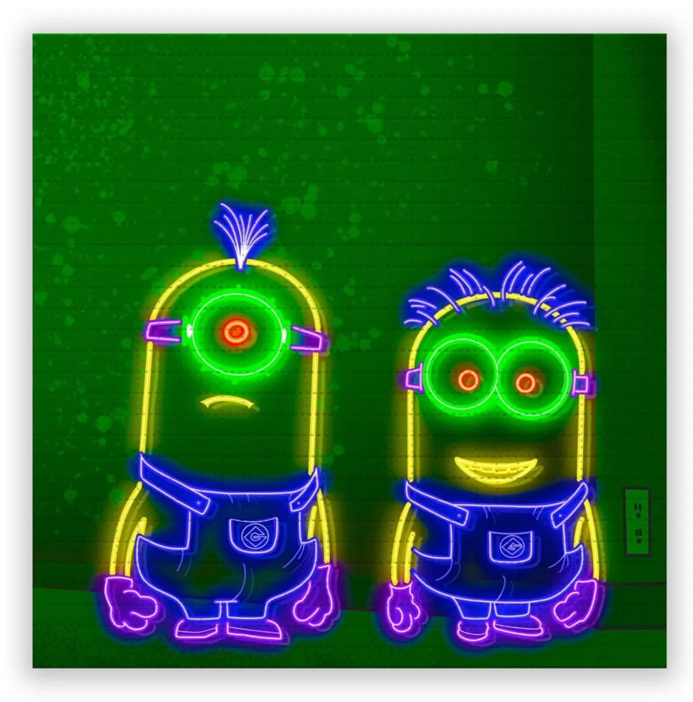 Minions 22 Blotter Paper Archival Print by Adam Fujita