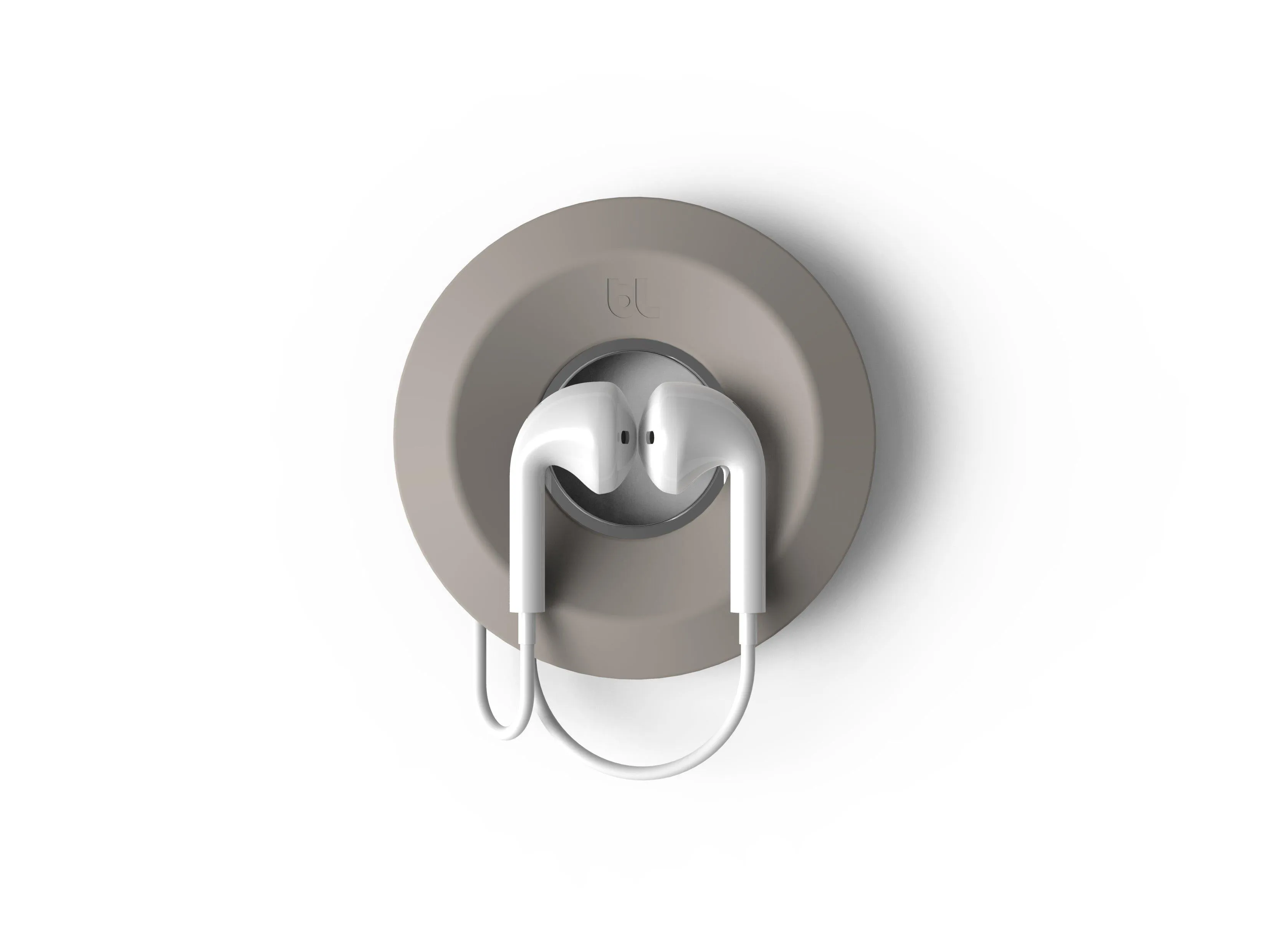 [OPEN BOX] BLUELOUNGE Yoyo Earbuds Organizer Light Grey