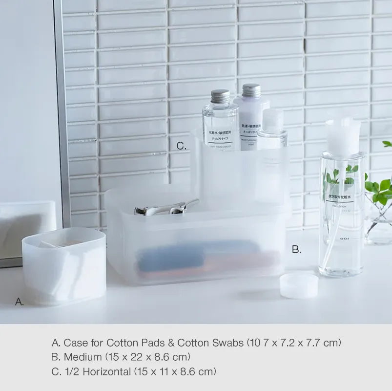 Polypropylene Makeup Box Organizers