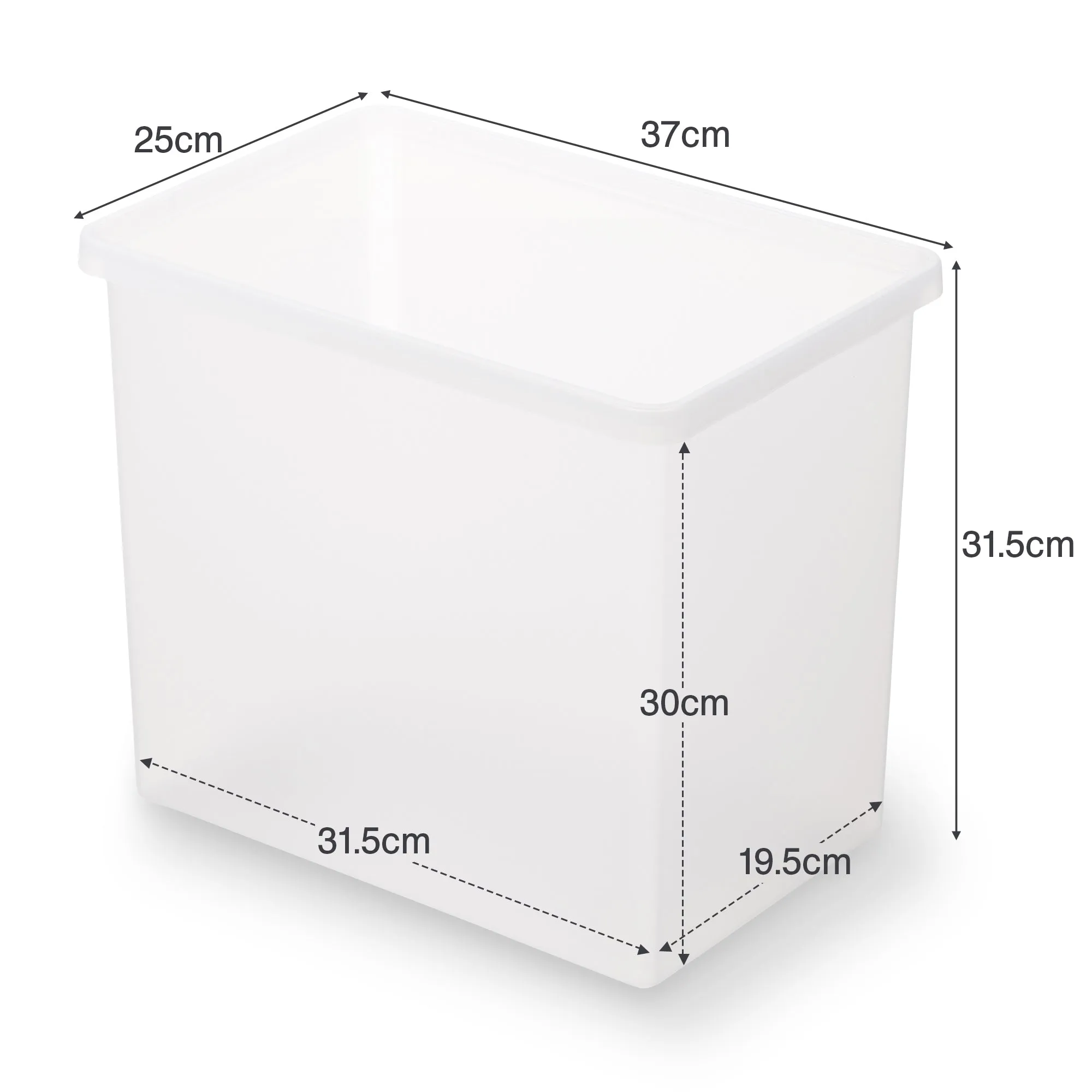 Polypropylene Storage Box Deep