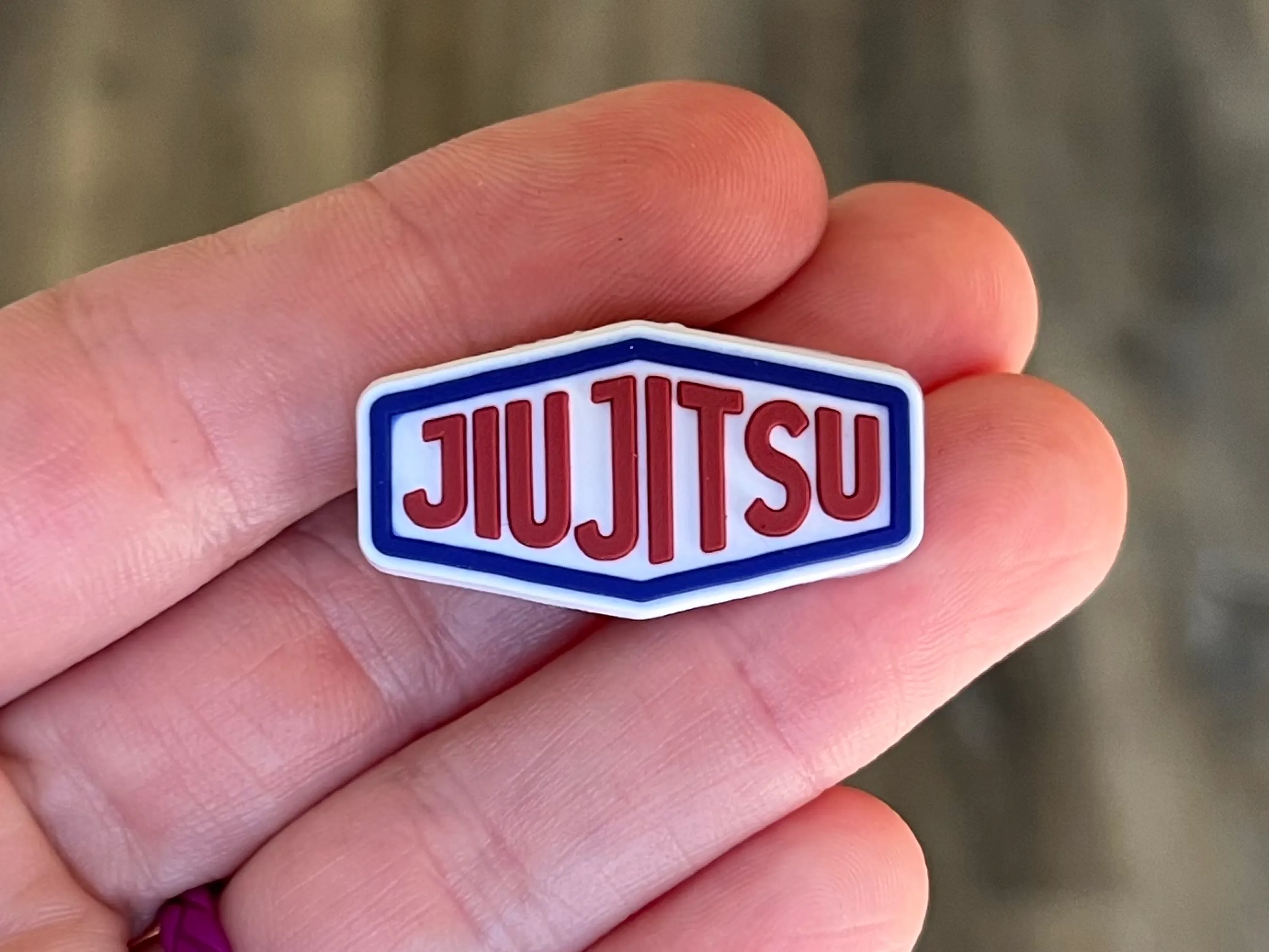 Two Jiu-Jitsu Croc Charms  (6 options to choose from)
