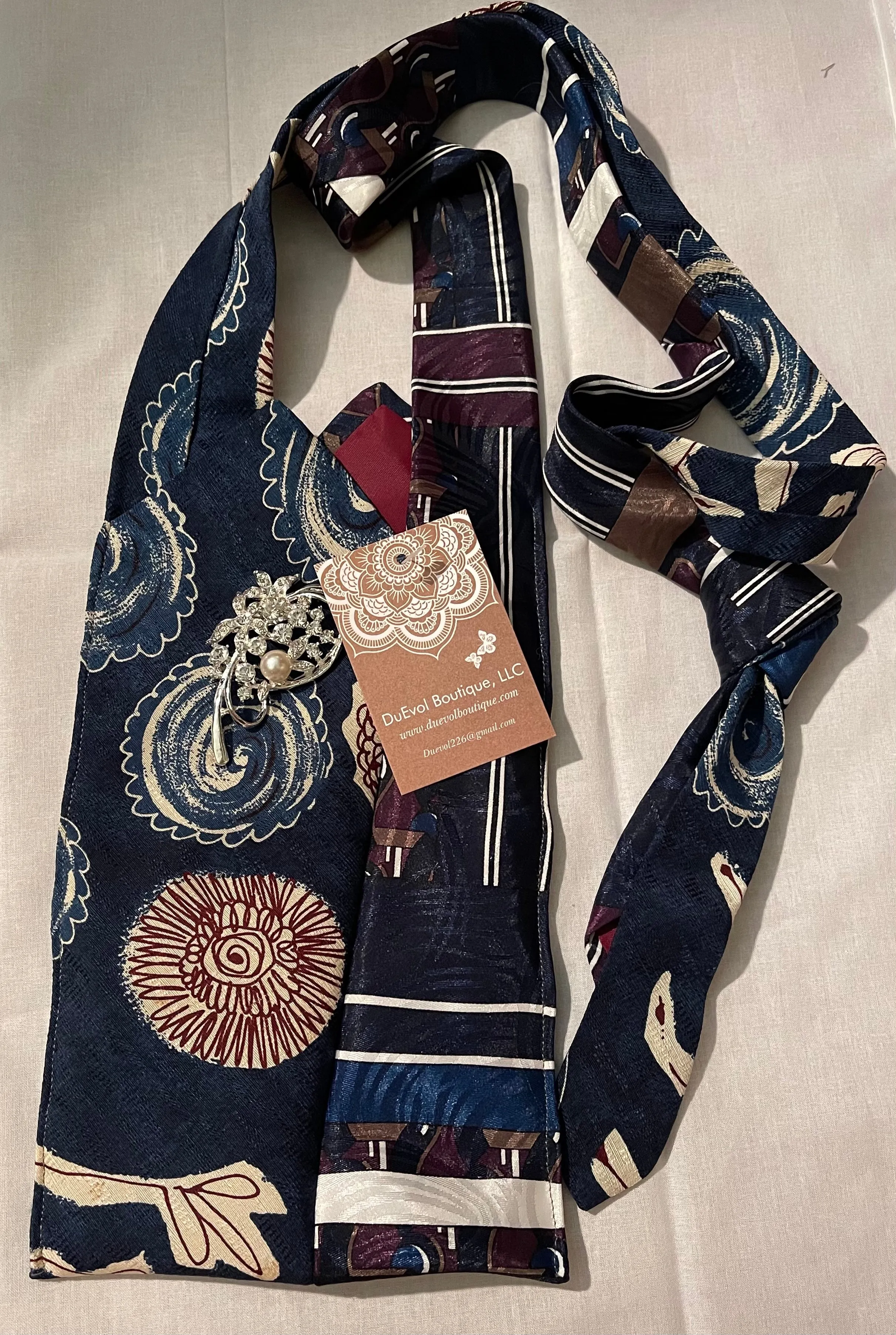 Unique Repurposed  Cross Body Handbag