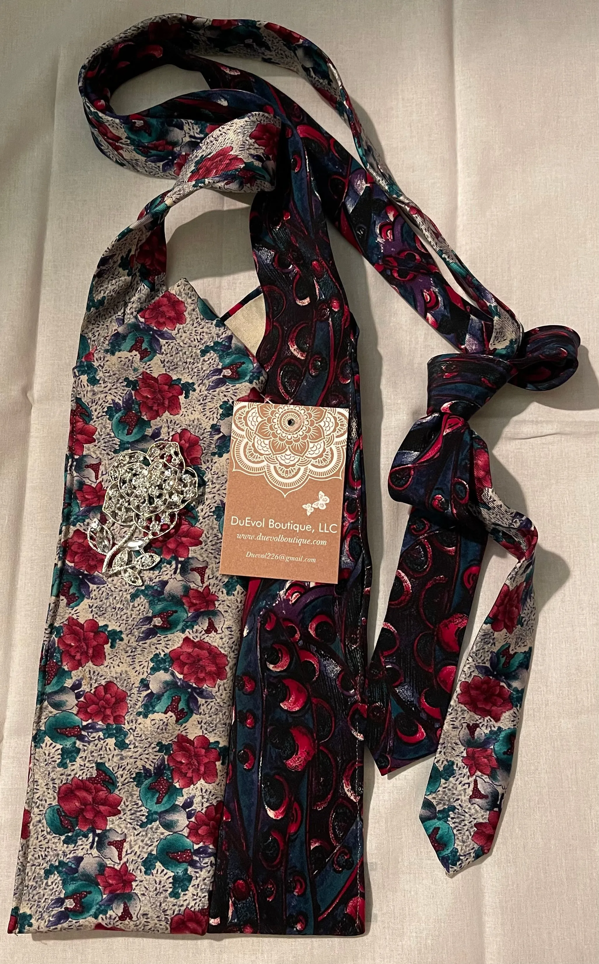 Unique Repurposed  Cross Body Handbag