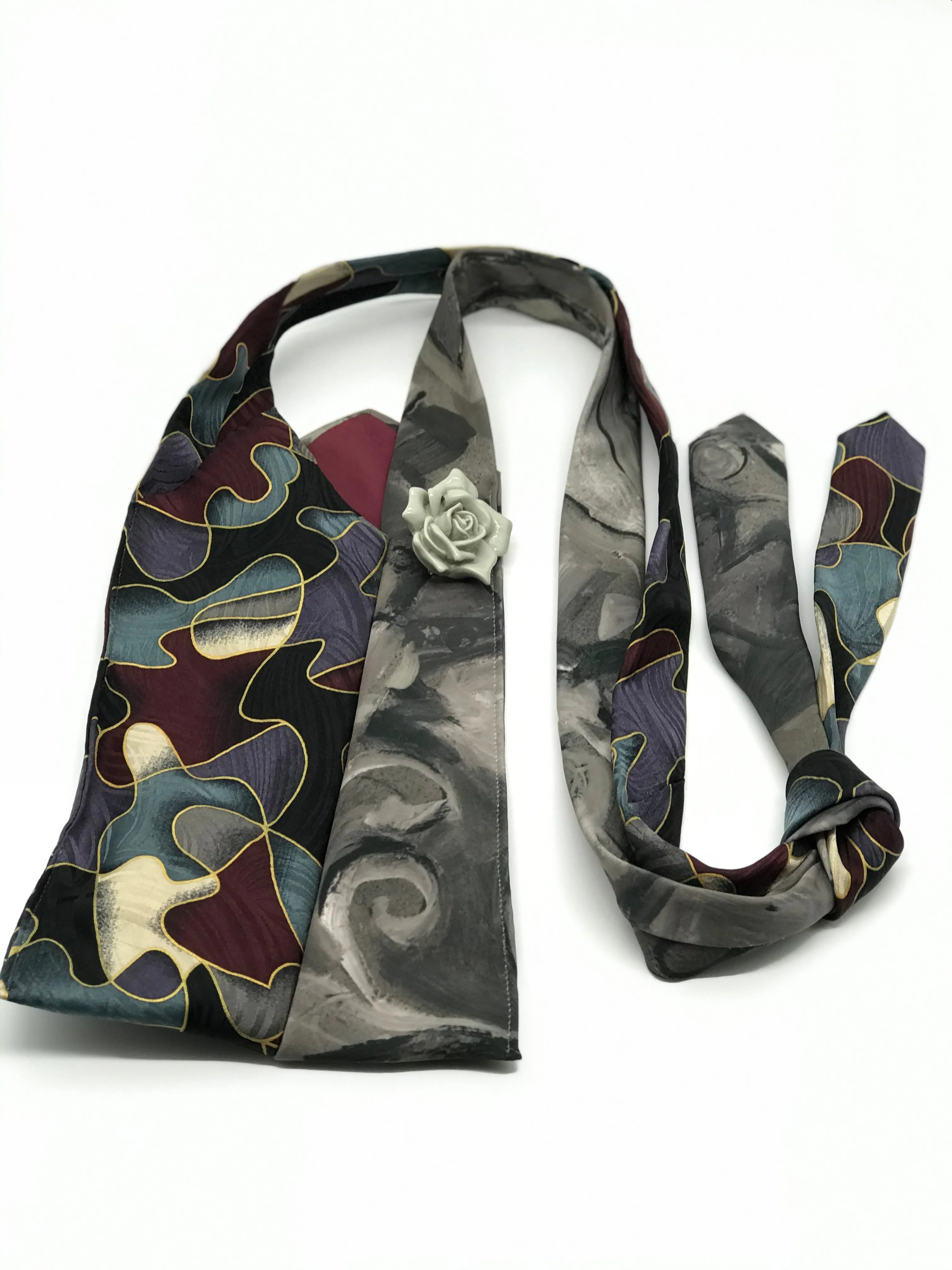 Unique Repurposed  Cross Body Handbag