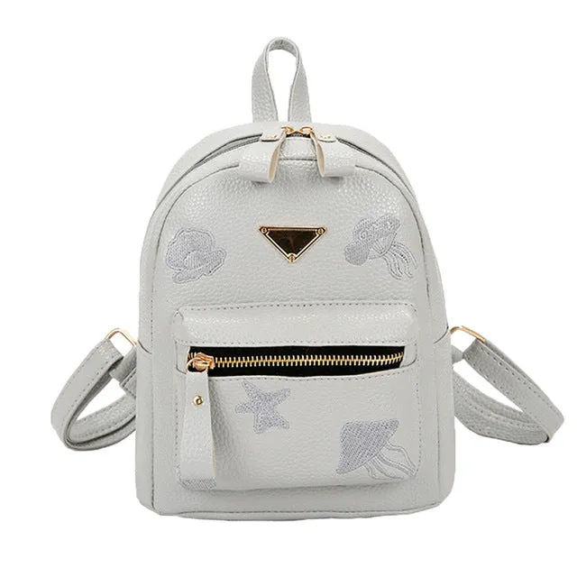 Women Girl School Bag Fashion Leather Travel Small Backpack Satchel Shoulder Rucksack Backpack For Teenage Girls Camera Bag