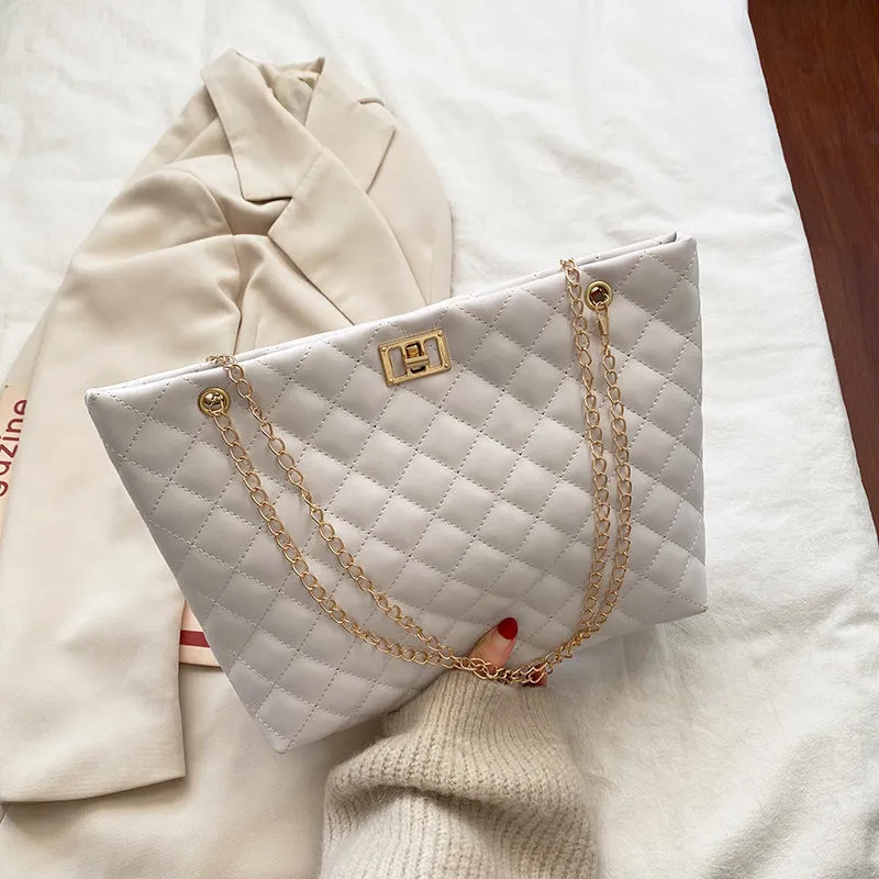 Women's Lingge Shoulder Bag Small Chains Handbags