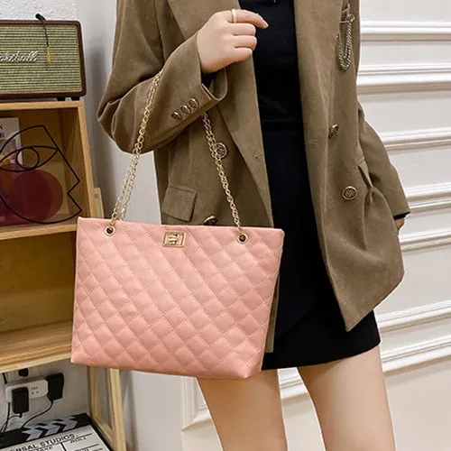 Women's Lingge Shoulder Bag Small Chains Handbags