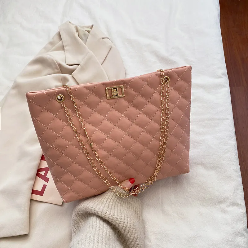 Women's Lingge Shoulder Bag Small Chains Handbags