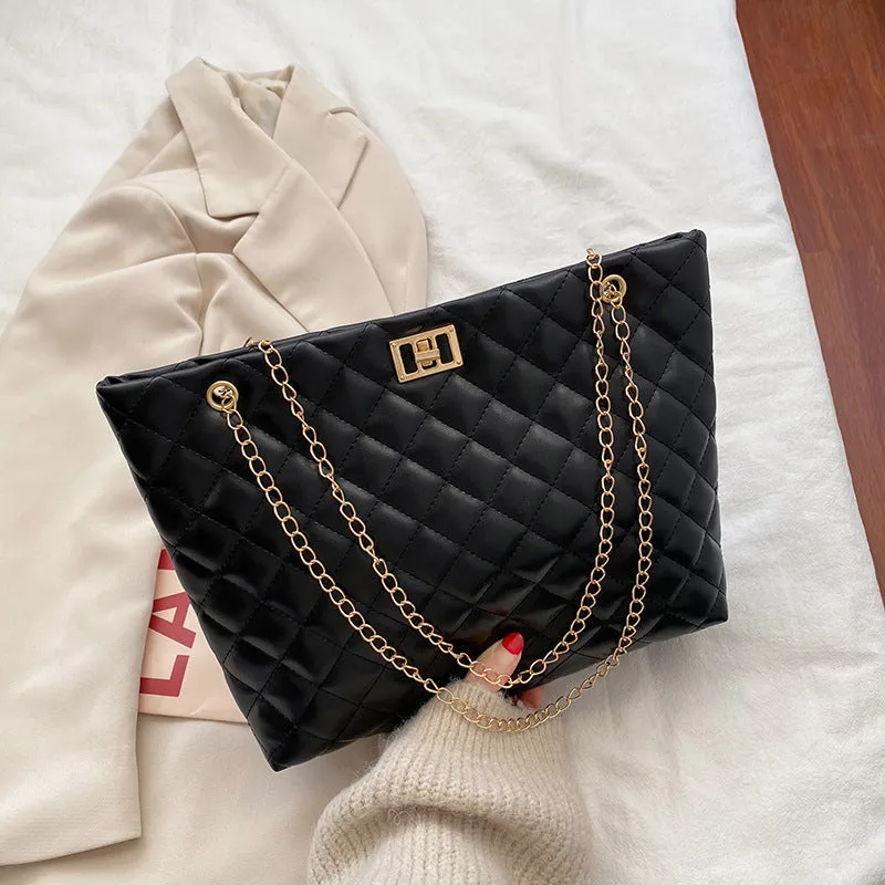 Women's Lingge Shoulder Bag Small Chains Handbags